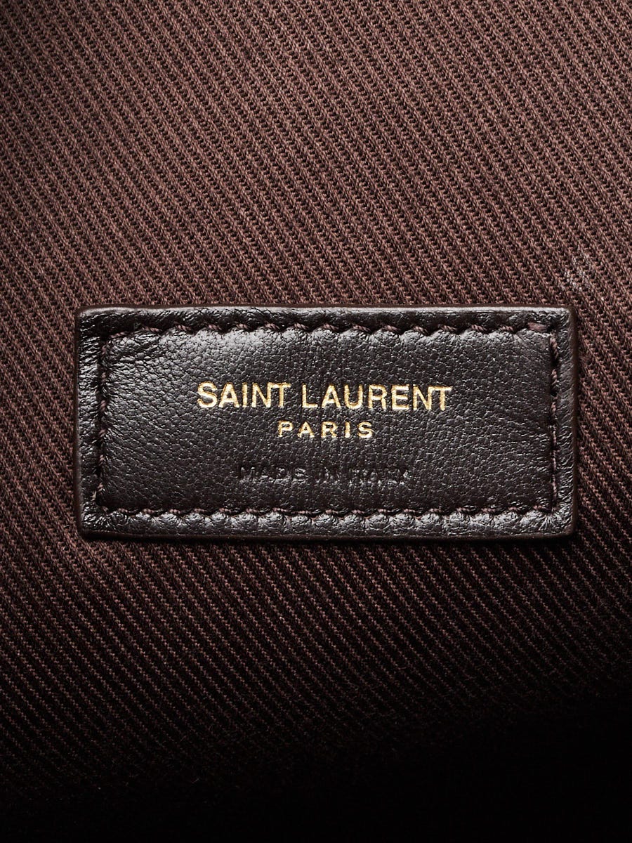 Saint Laurent Monogram Coated Canvas and Leather Le Monogramme Crossbody Bag  Saint Laurent Paris