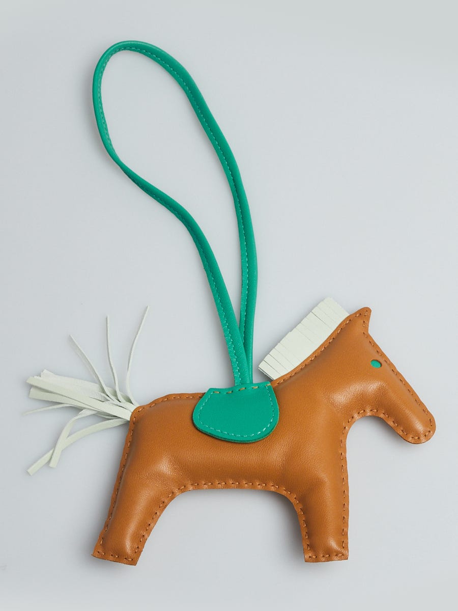 Lime/Menthe/Fauve Milo Lambskin Leather GriGri Rodeo MM Bag Charm