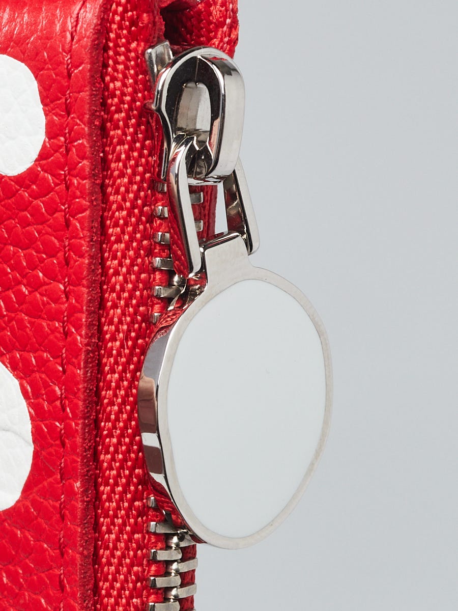 Louis Vuitton LV x YK Fish Key Ring Red Leather