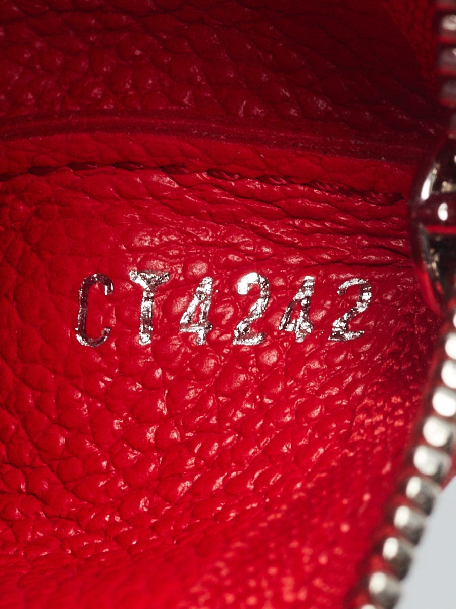 Louis Vuitton Wallet YK Portefeuille Ku Kusama Yayoi Empreinte Red White  M82103