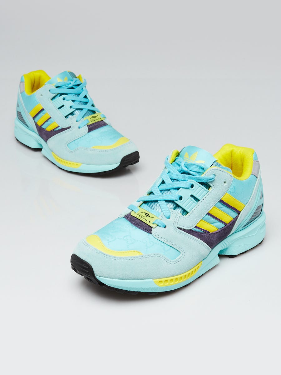 Adidas zx 8000 aqua cheap blue yellow for sale