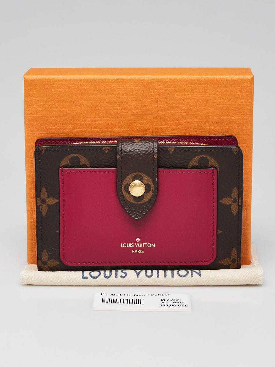 Louis Vuitton Juliette Wallet Monogram Canvas and Leather Brown