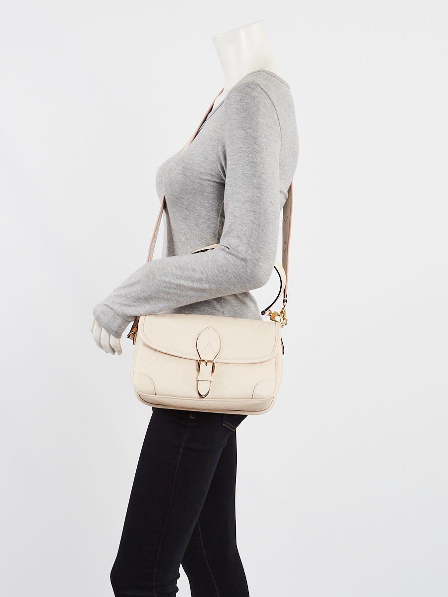 Louis Vuitton Diane NM Handbag Empreinte Leather Neutral 2376261