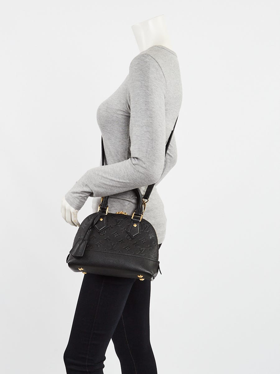 Louis Vuitton Black Monogram Empreinte Leather Neo Alma BB Bag
