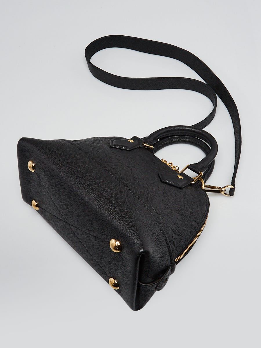 Louis Vuitton Black Monogram Empreinte Leather Neo Alma BB Bag