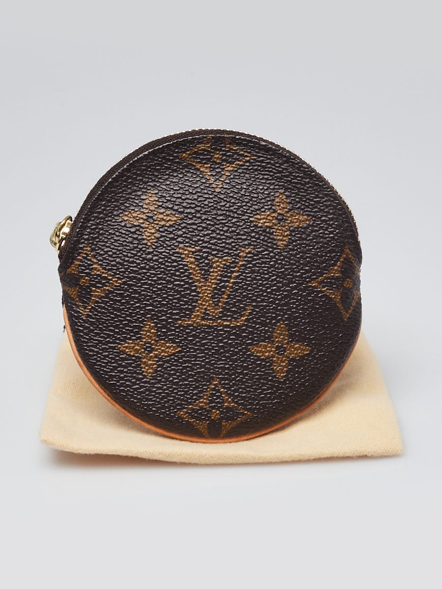 Louis Vuitton Authentic Monogram Round Coin Purse Made in France