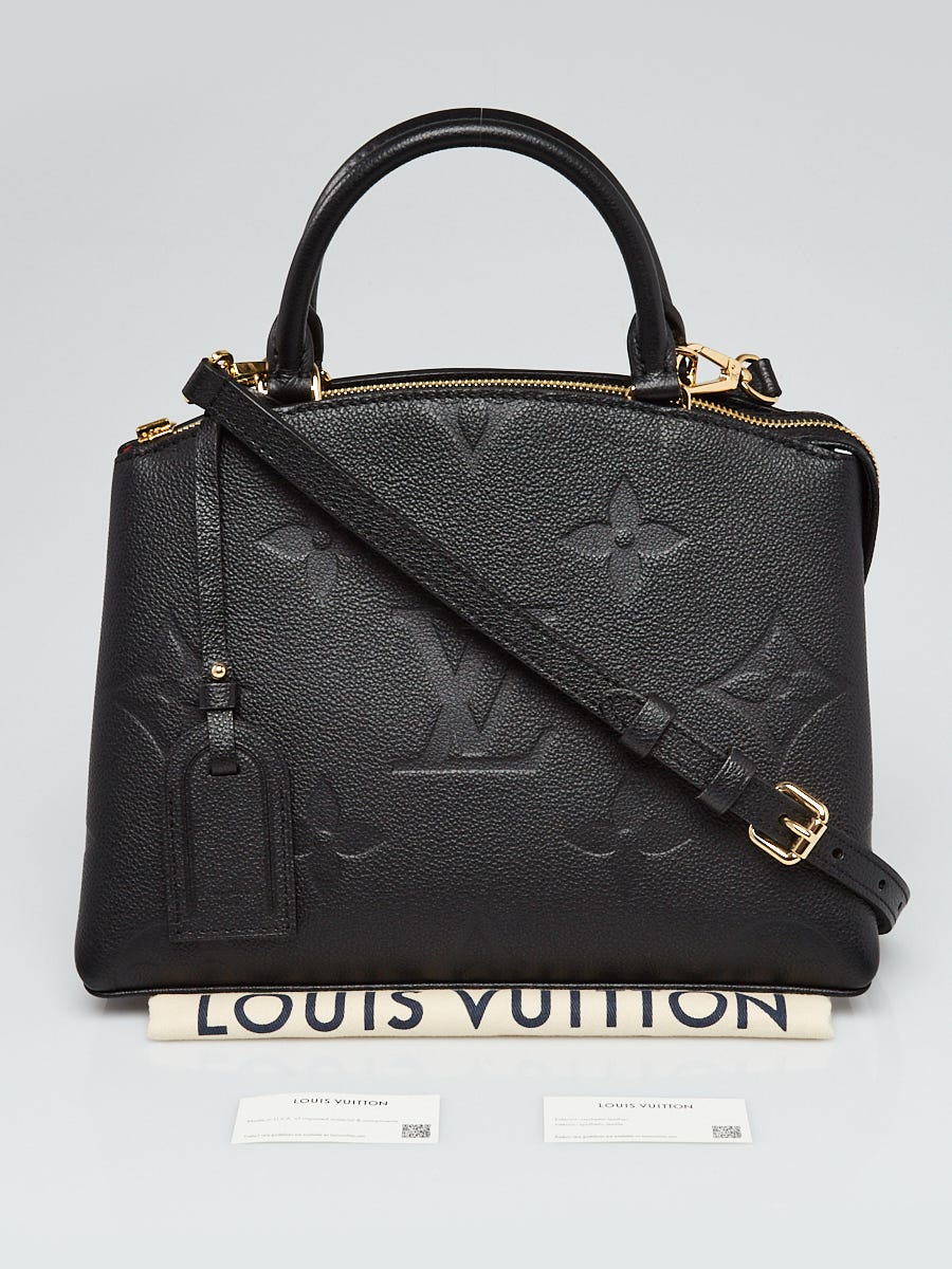 Louis Vuitton Black Monogram Empreinte Montaigne MM Bag - Yoogi's