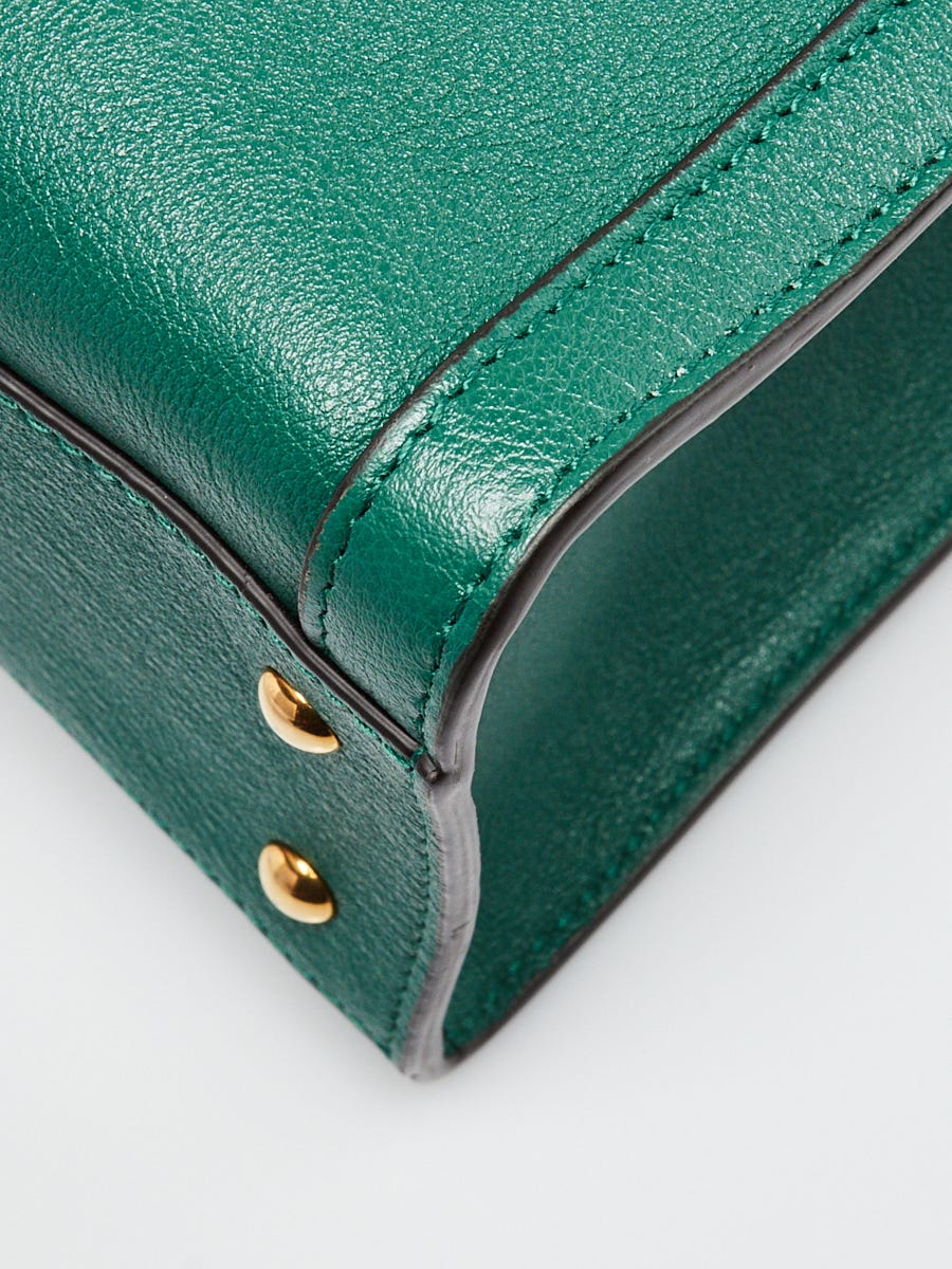 Gucci Diana small tote bag in emerald leather