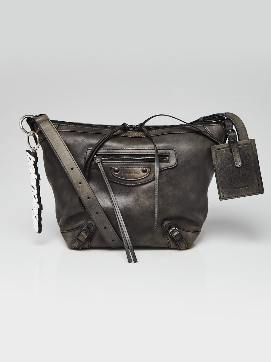 jord diakritisk Anoi Balenciaga Black Metalic Calfskin Leather Small Neo Classic Hobo Bag -  Yoogi's Closet
