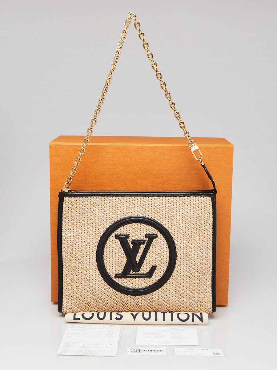 Louis Vuitton Toiletry On Chain 26, Raffia with Black Leather Trim, New in  Dustbag (Ships from London)