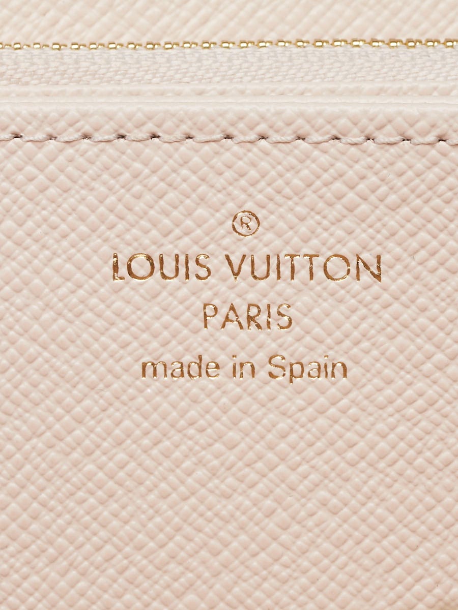 LOUIS VUITTON By The Pool Zippy Mnogram Coated Canvas Wallet Brume
