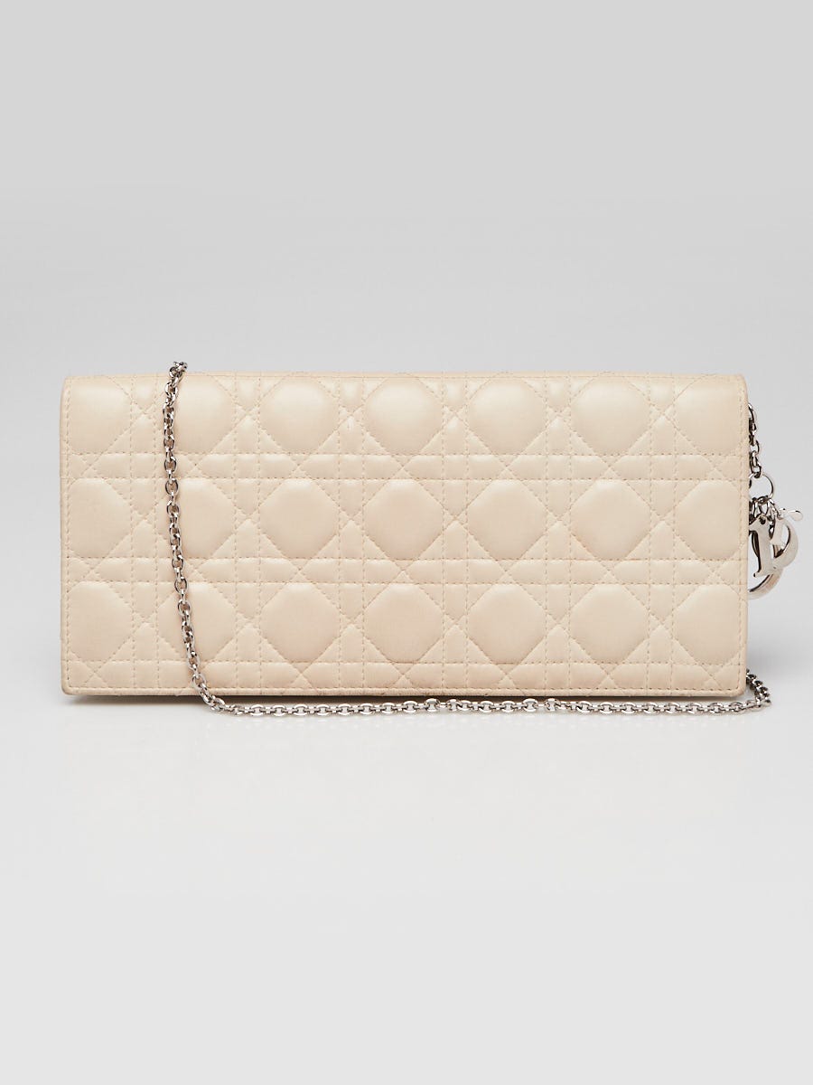 Dior store lambskin clutch