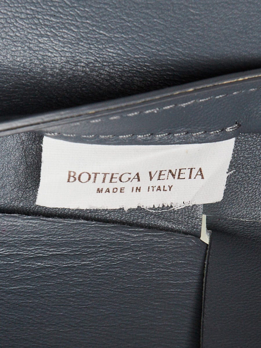 Bottega Veneta Lemon Intrecciato Woven Nappa Bicolor Leather