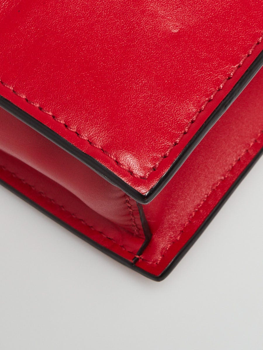 Vlogo leather handbag Valentino Garavani Red in Leather - 35232844