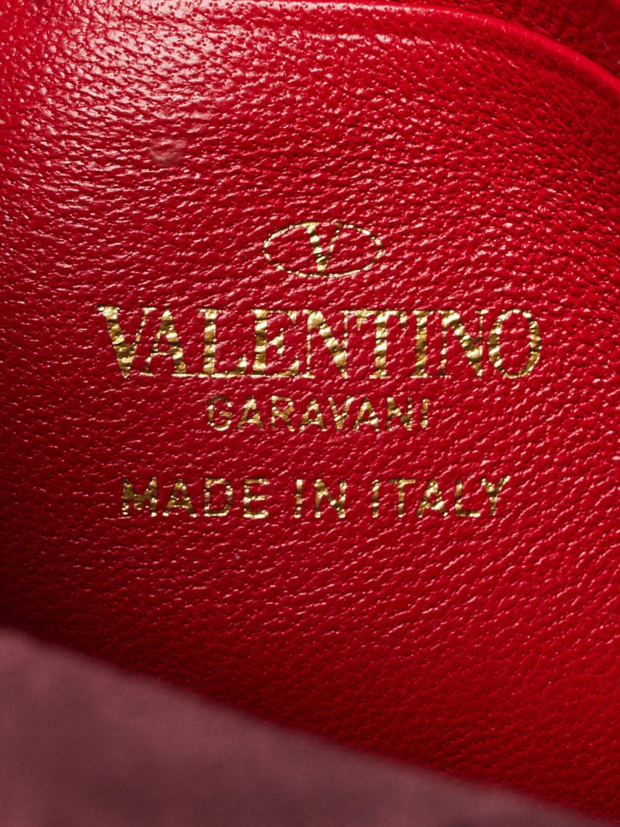 Vlogo leather mini bag Valentino Garavani Red in Leather - 26779253