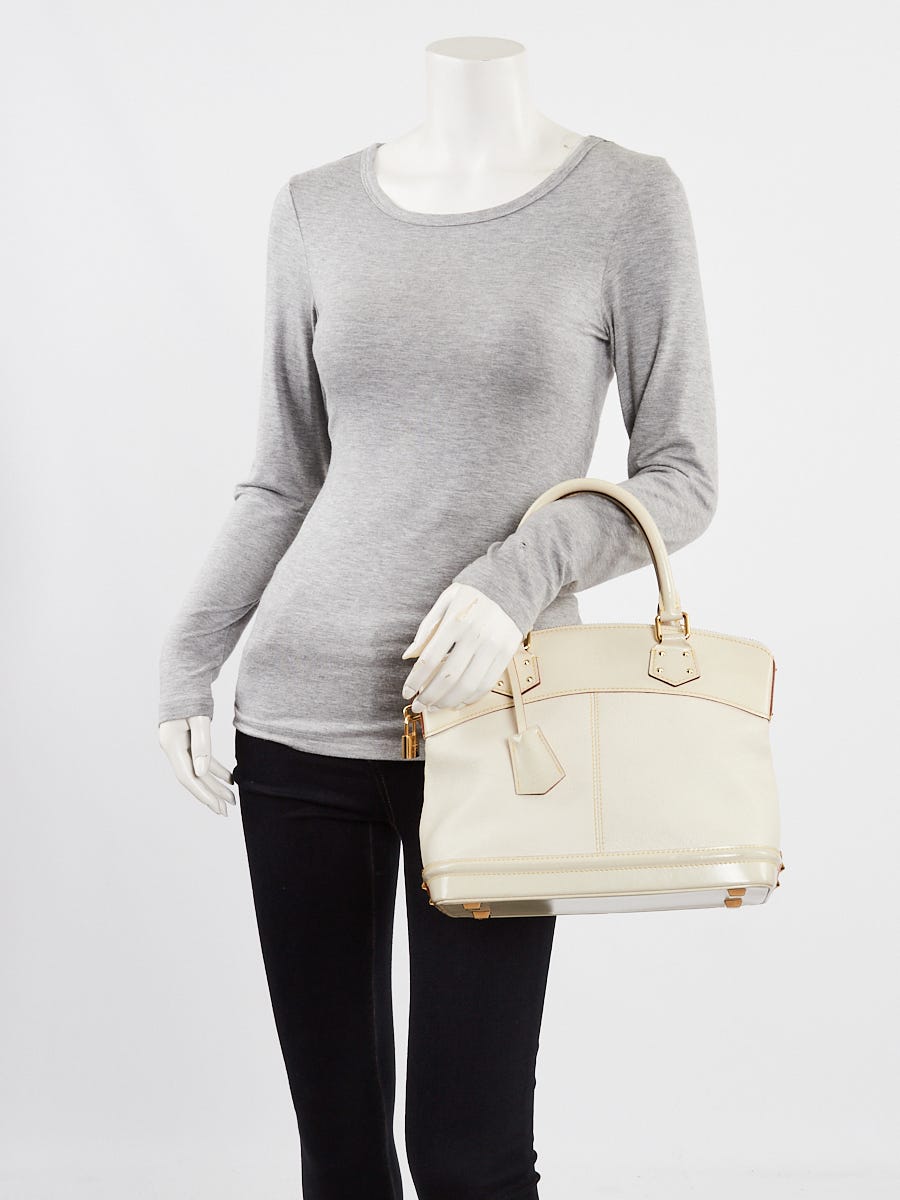 Louis Vuitton, Bags, Louis Vuitton Grey Suhali Leather Lockit Pm Bag