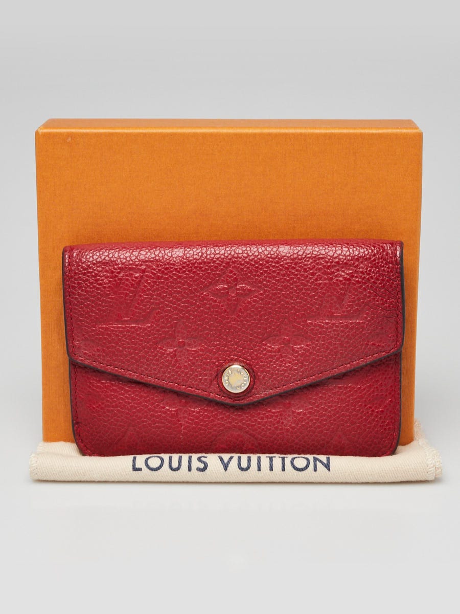 Louis Vuitton Cerise Monogram Empreinte Leather Key Pouch