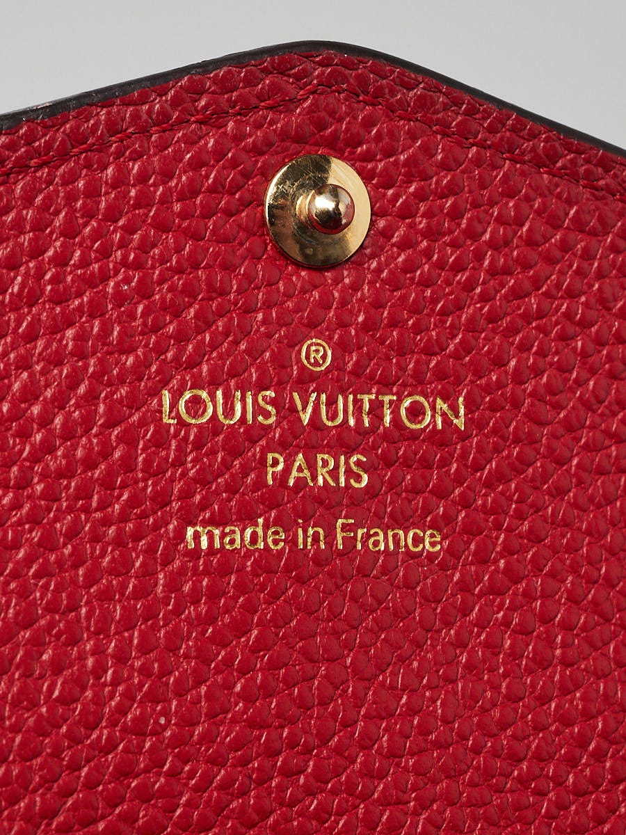 Louis Vuitton Cerise Monogram Empreinte Leather Key Pouch - Yoogi's Closet