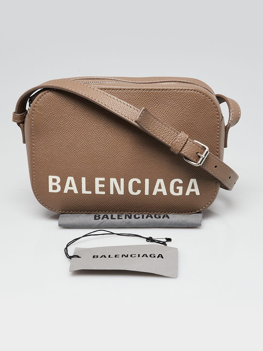 Balenciaga Brown Calfskin Leather Everyday Camera XS Bag - Yoogi's