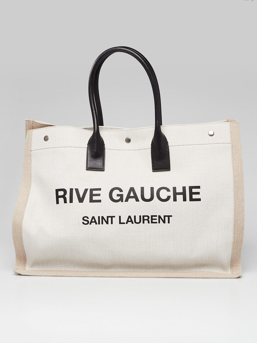 RIVE GAUCHE TOTE IN CANVAS, Saint Laurent