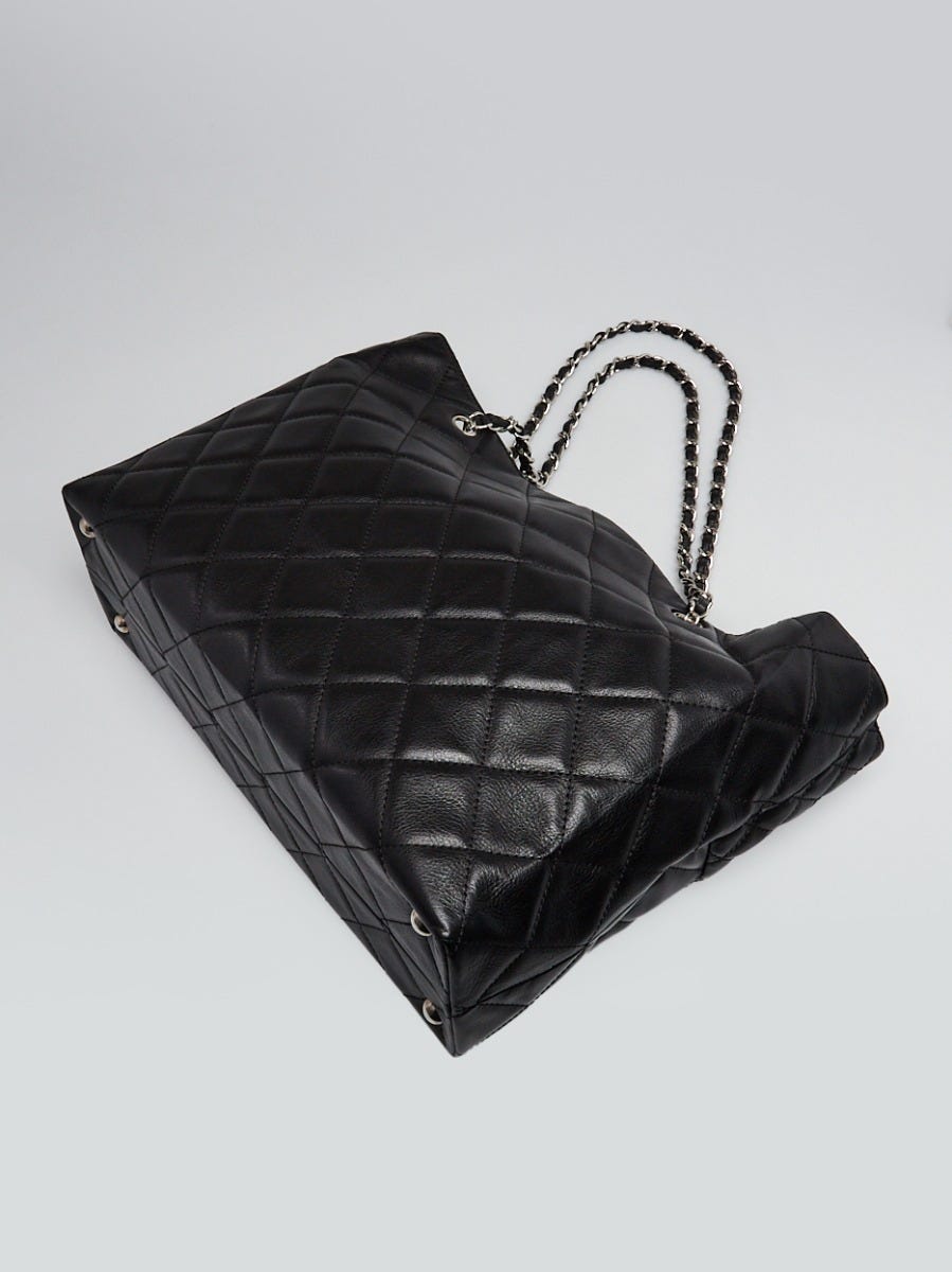 Chanel Black Quilted Leather In the Business Large Shopping Tote Bag -  Yoogi's Closet