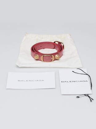 Hermes Black Swift Leather Gold Plated Kelly Double Tour Bracelet Size M -  Yoogi's Closet