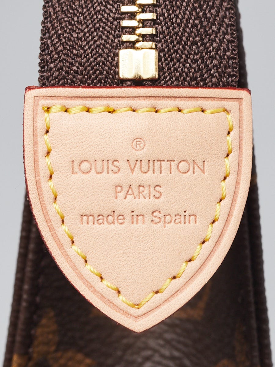 Louis+Vuitton+Toiletry+Pouch+15+Brown+Canvas for sale online