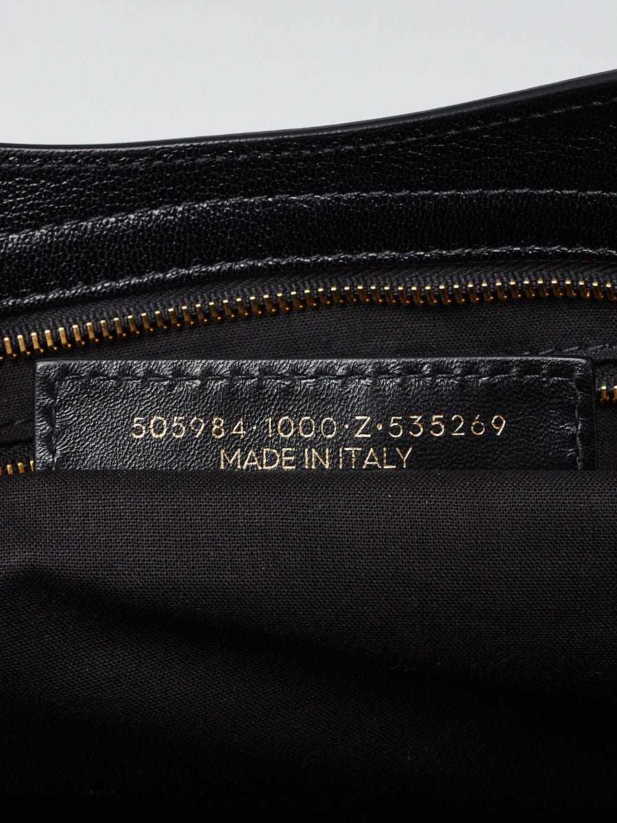 Balenciaga Black Chevre Leather Metallic Edge Motorcycle Balenciaga Black Chevre Leather Metallic Edge Motorcycle