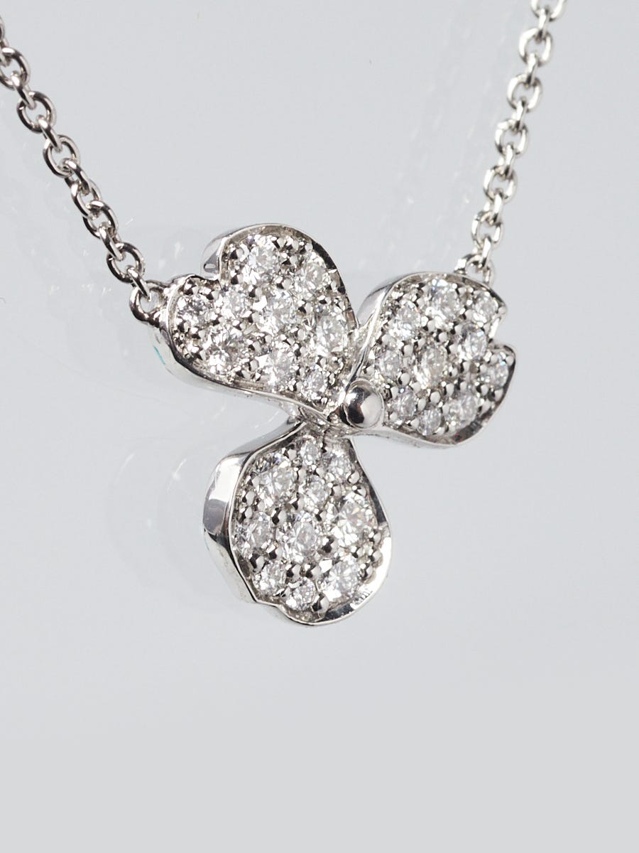 Tiffany & Co. Platinum Tiffany Lace Diamond Pendant Necklace - Yoogi's  Closet