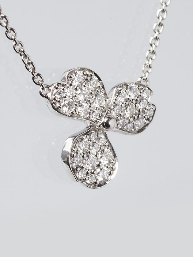 Tiffany
Co. Platinum and Diamond Paper Flowers Pendant Necklace