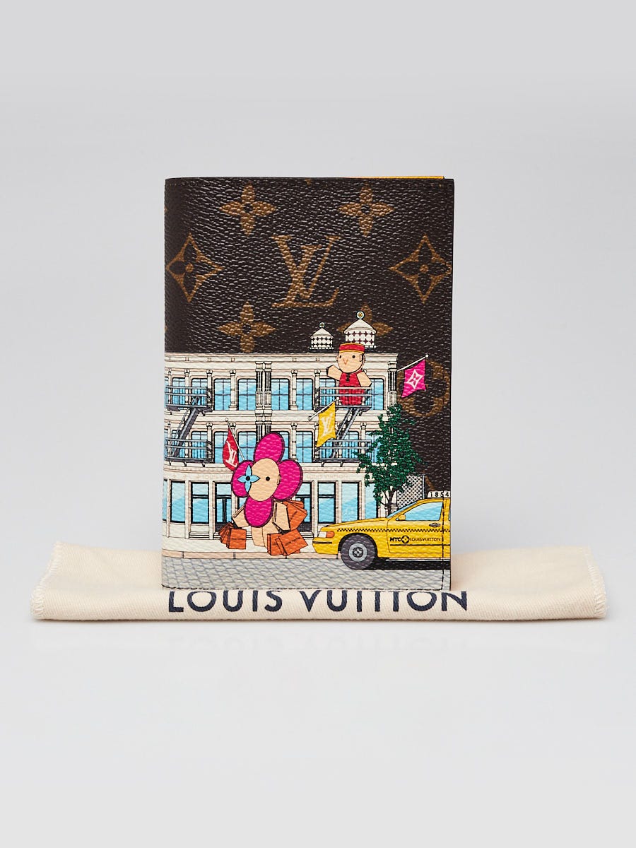 Louis Vuitton LV passport cover Xmas animation Pink ref.677146