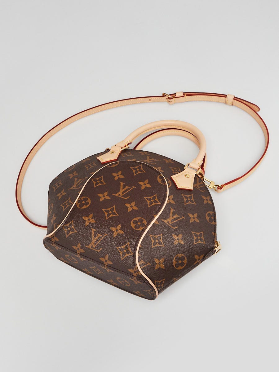 Louis Vuitton Women Ellipse BB Handbag Brown Monogram Coated
