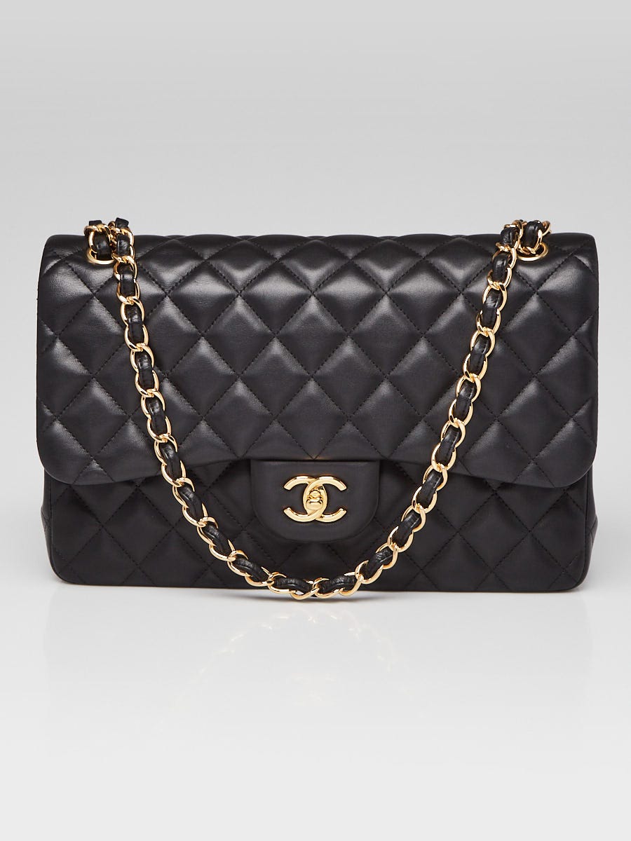 Chanel Red Quilted Lambskin Leather Easy Carry Jumbo Flap Bag