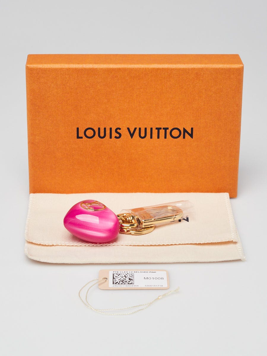 Louis Vuitton Pink Resin LV Beloved Family Key Holder and Bag Charm -  Yoogi's Closet