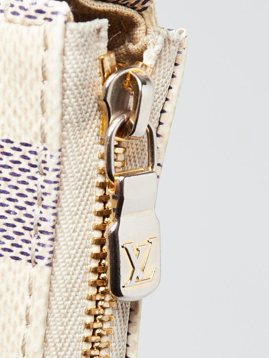 Louis Vuitton Damier Azur Canvas Accessories Pochette NM Bag - Yoogi's  Closet