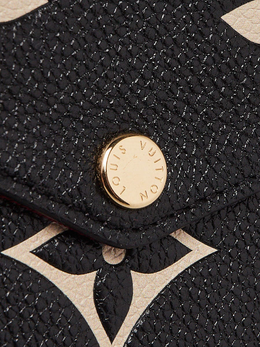 Louis Vuitton Black/Beige Empreinte Monogram Giant Pochette Felicie -  modaselle