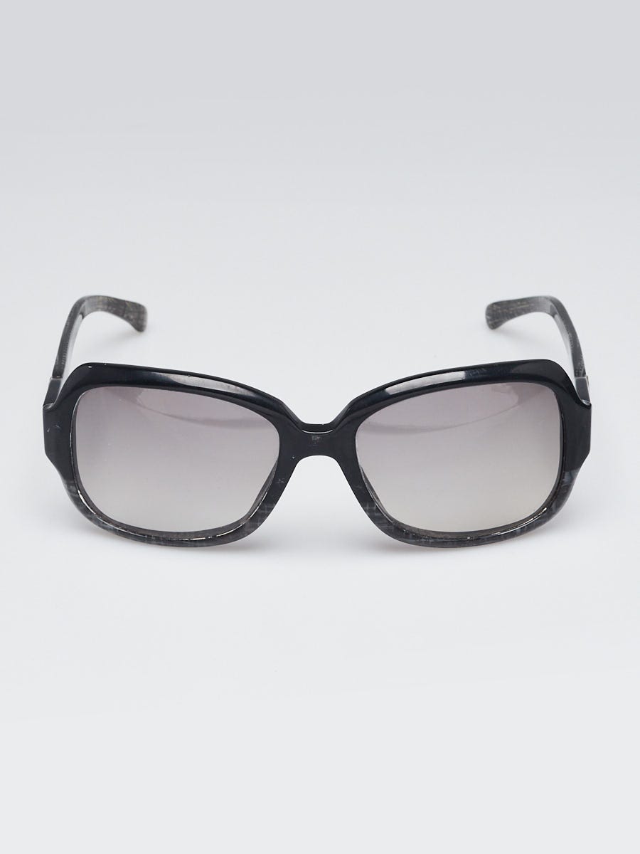 Chanel Black/Grey Square Frame CC Logo Sunglasses-5177 | Yoogi's