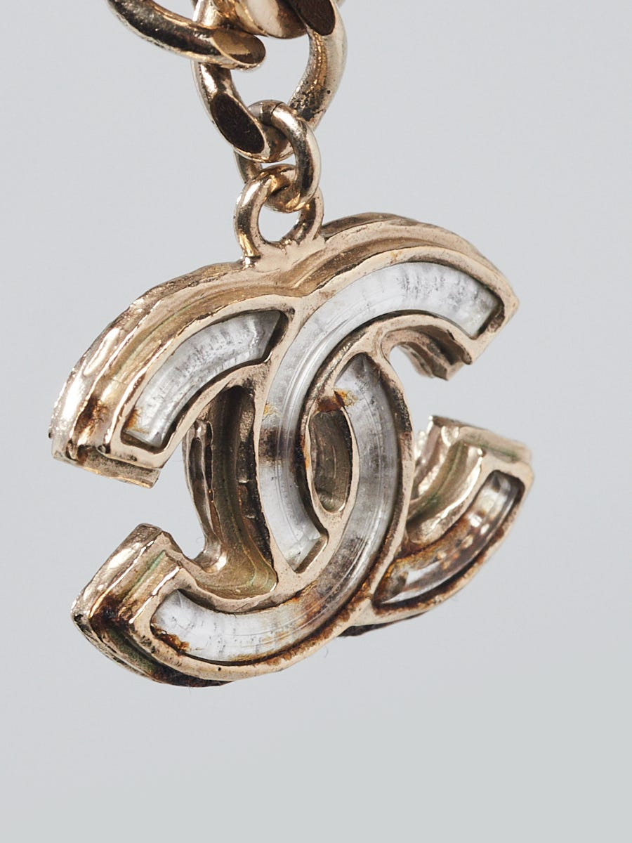 Cc bag charm Chanel Gold in Metal - 33252886