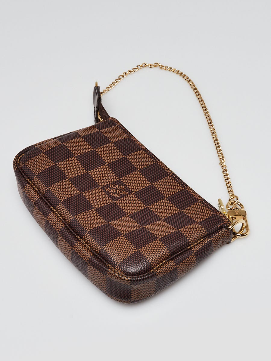 Louis Vuitton Brown Damier Ebene Coated Canvas Mini Pochette