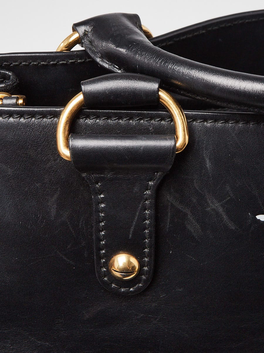 Christian Dior Black Leather D-Bee Bag | Yoogi's Closet