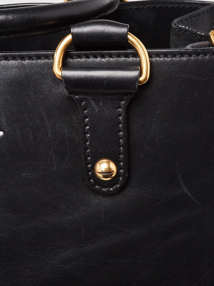 Christian Dior Black Leather D-Bee Bag | eBay