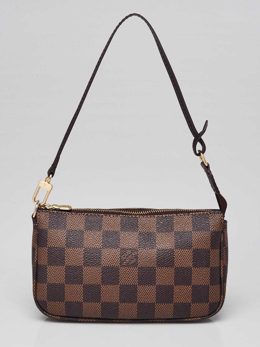 Louis Vuitton Damier Canvas Petite Bucket Accessories Pochette Bag