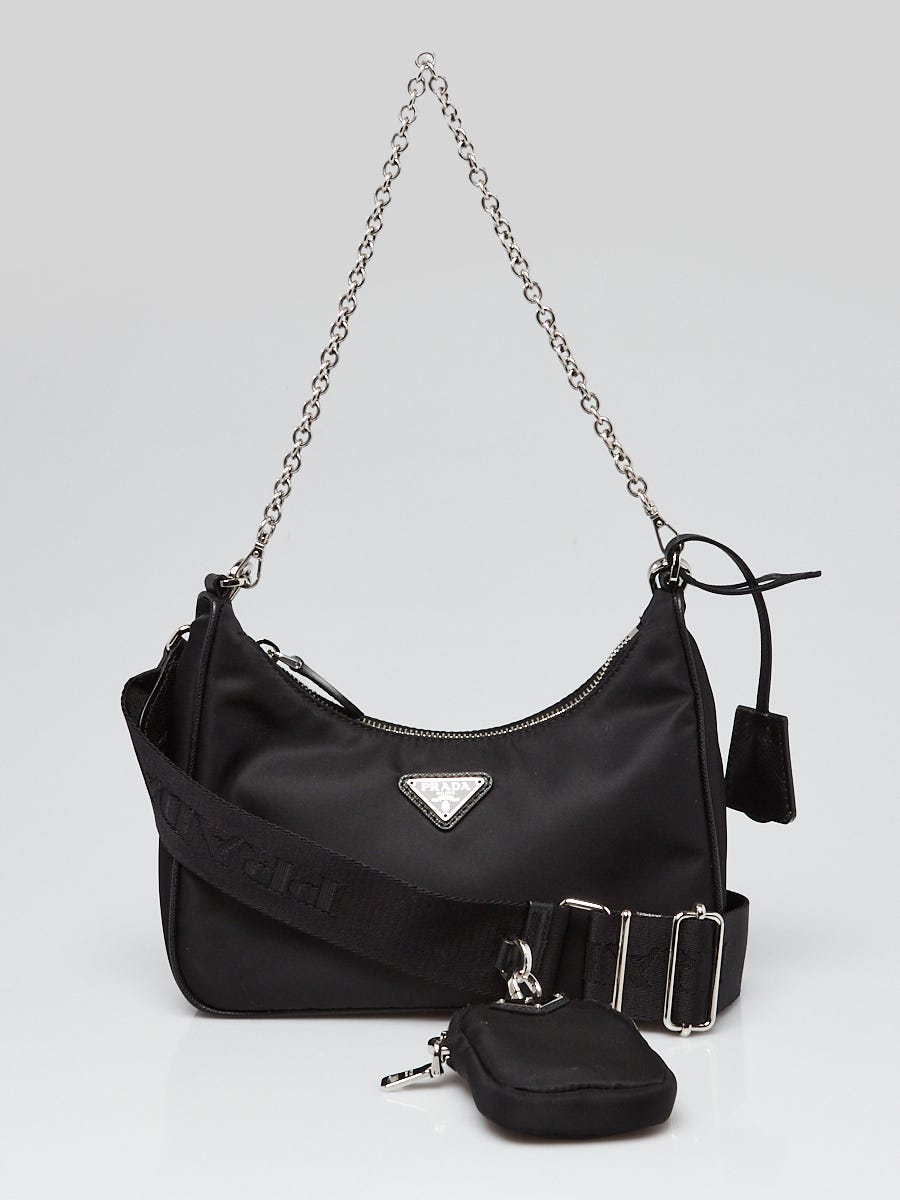 Prada Re-edition 2005 Nylon Bag in Black