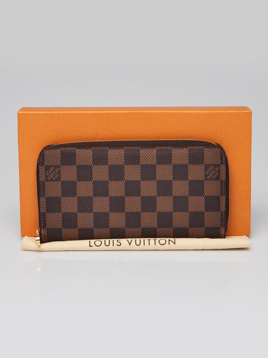 Louis Vuitton 2013 Damier Ebene Pattern Zippy Wallet