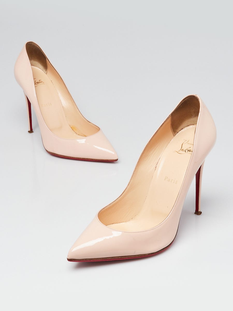 Christian Louboutin Kate 100 Patent Leather Pumps