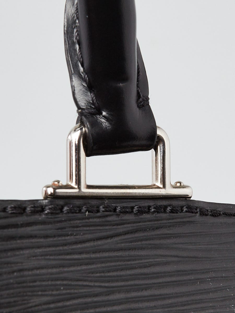 At Auction: Louis Vuitton, Louis Vuitton Kleber Handbag Epi Leather MM Black