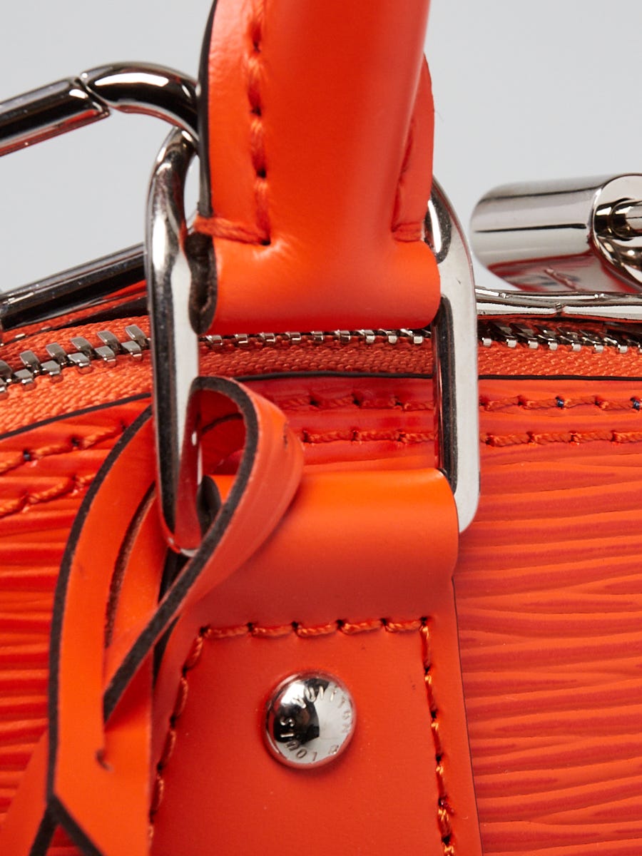 Louis Vuitton Orange Minnesota Epi Leather Alma BB w/ Jacquard