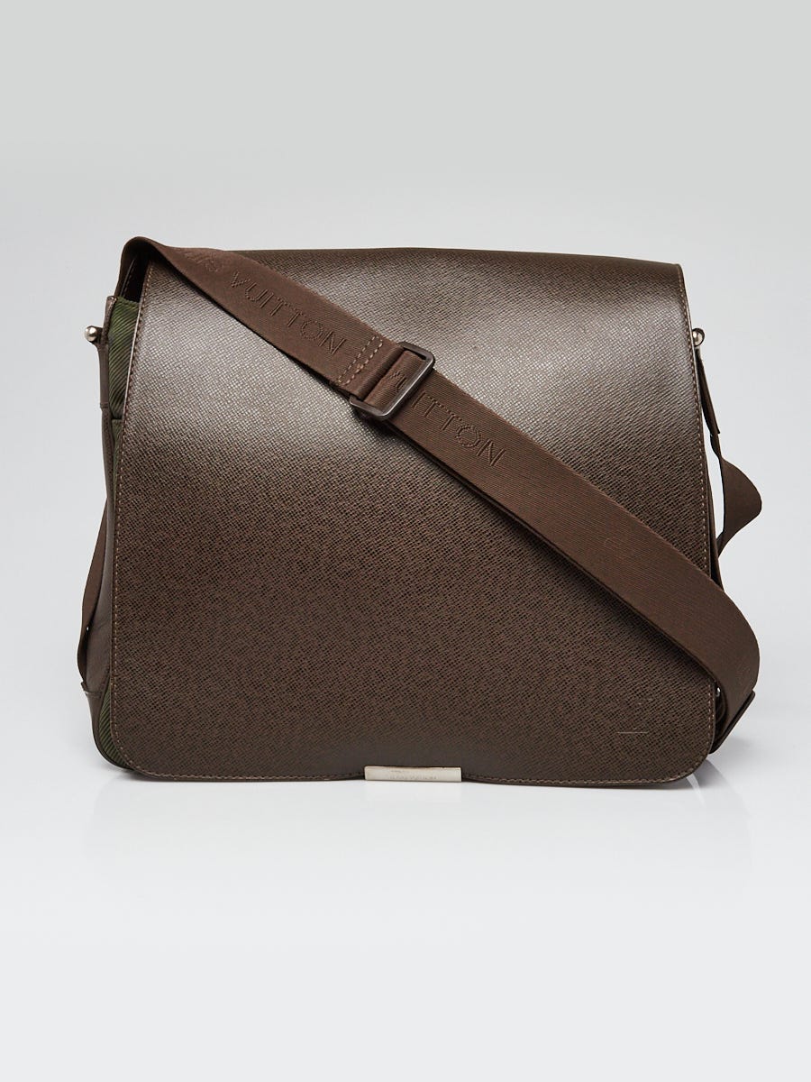 Louis Vuitton Brown Taiga Leather Viktor Messenger Bag - Yoogi's