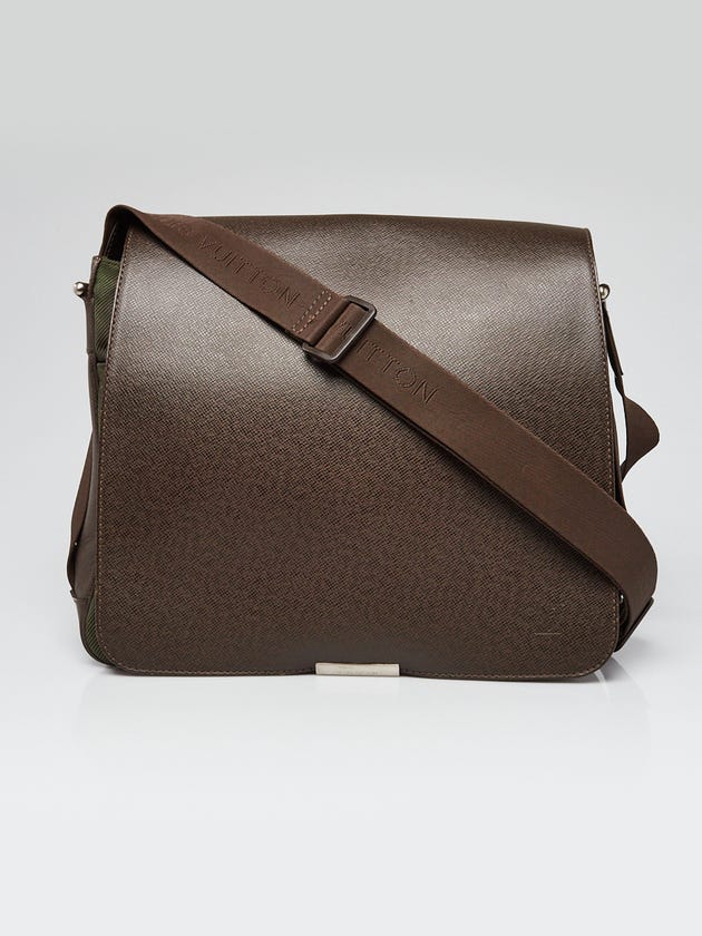 Louis Vuitton Brown Taiga Leather Viktor Messenger Bag