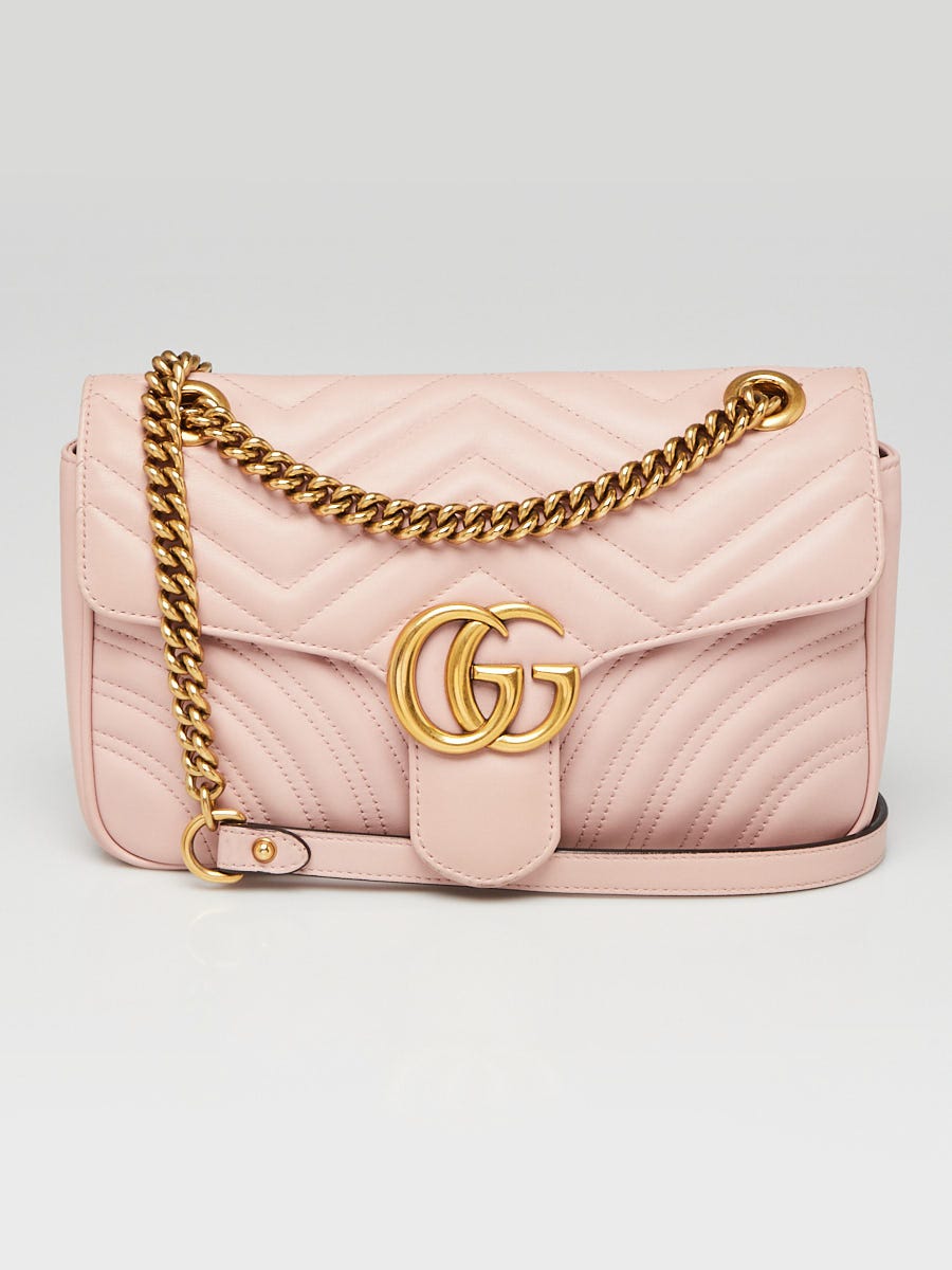 Gucci GG Marmont matelassé shoulder bag Dust Pink – STYLISHTOP